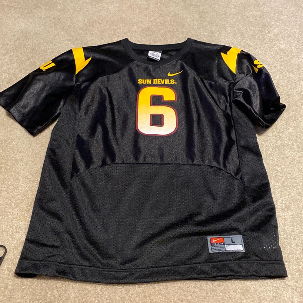 Men’s Youth Large Arizona State Sun Devils Nike Football Jersey